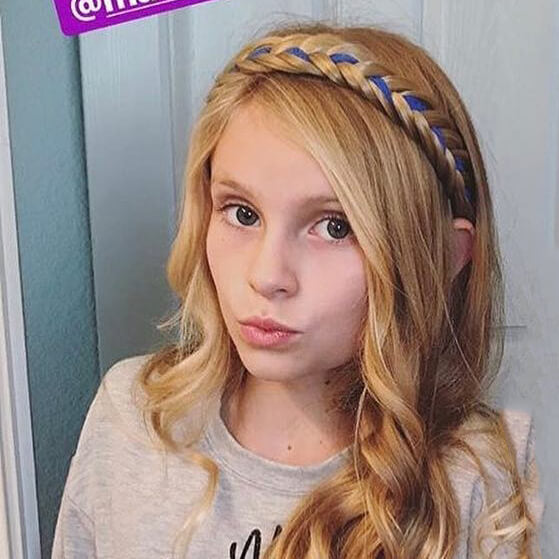 Lacey for Kids - Braided Headband - Ashy Highlighted