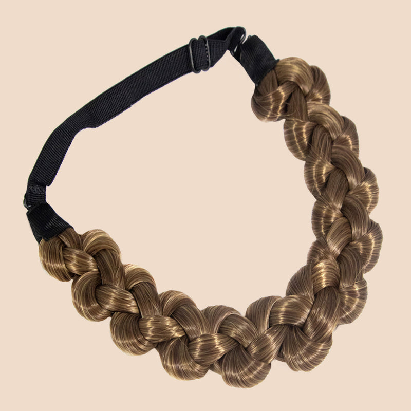 Addie Knots Braid - Braided Headband - Ashy Light Brown