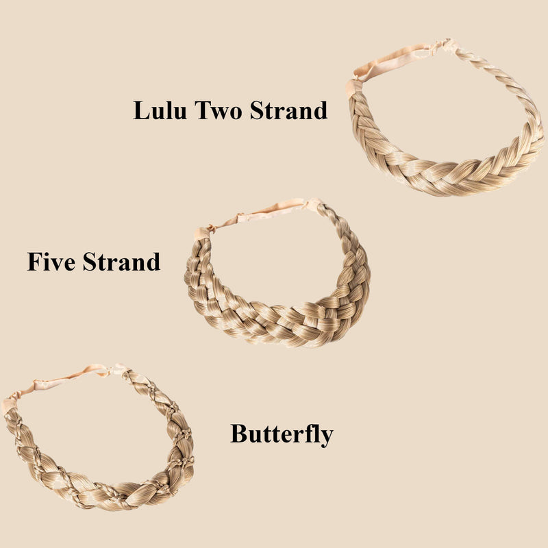 Madison Braid Bundle - Lulu Two Strand, Five Strand, Butterfly - Ashy Highlighted