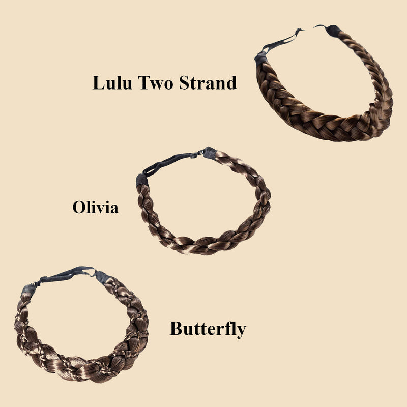 Madison Braid Bundle - Lulu Two Strand, Olivia, Butterfly - Brunette
