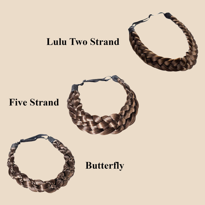 Madison Braid Bundle - Lulu Two Strand, Five Strand, Butterfly - Brunette