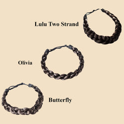Madison Braid Bundle - Lulu Two Strand, Olivia, Butterfly - Dark Brown