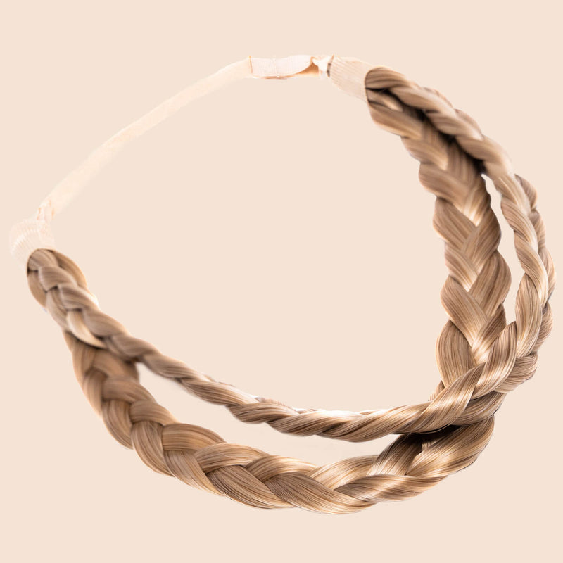 Double Lulu Two Strand for Kids - Braided Headband - Dirty Blonde