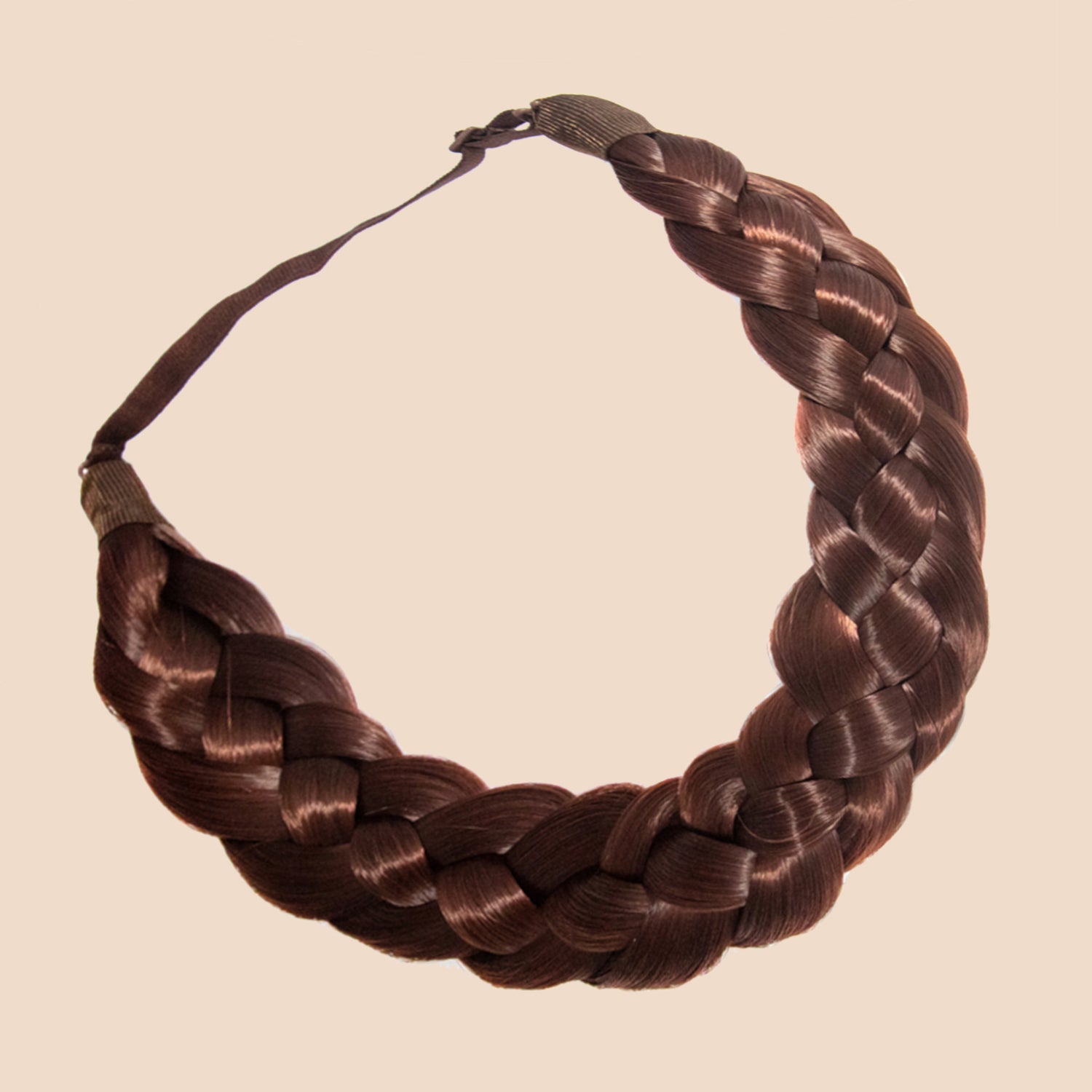 Evie Four Strand - Braided Headband - Auburn