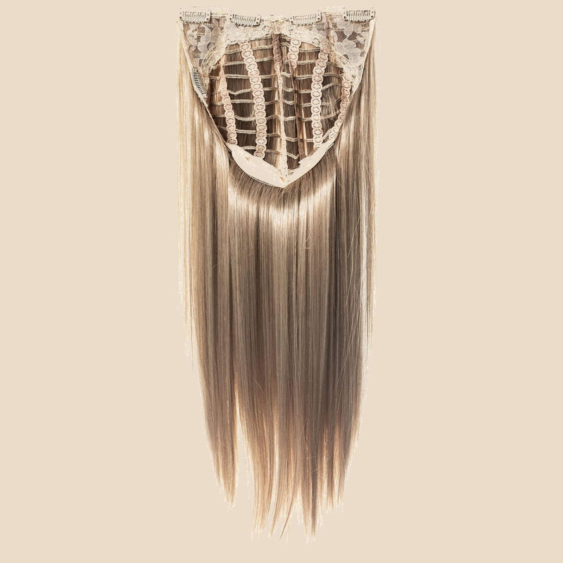 Katie U Clip Long Hair Extension - Ashy Highlighted