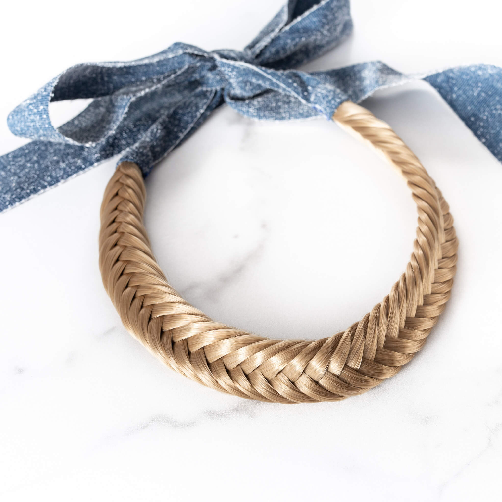 Blaire Fishtail - Braided Headband - Sunset Blonde