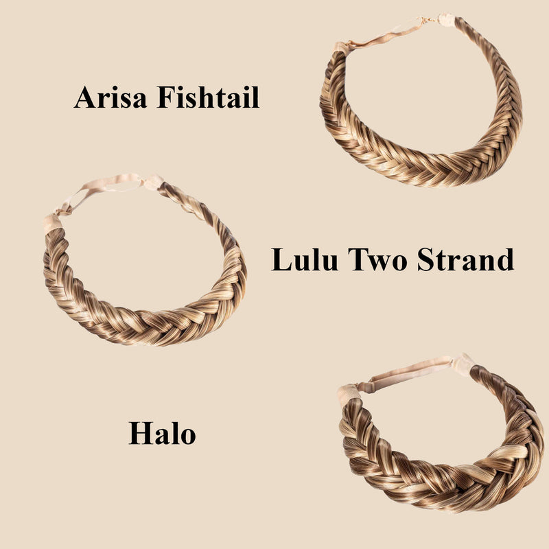 Madison Braid Set - Lulu Two Strand, Arisa Fishtail, Halo - Highlighted
