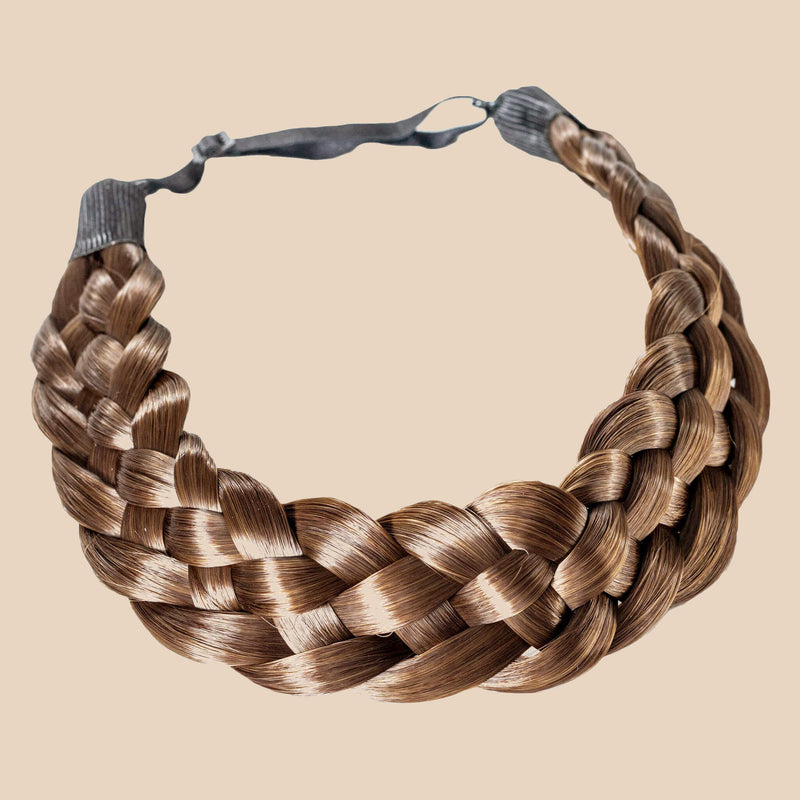 Five Strand - Braided Headband - Ashy Light Brown