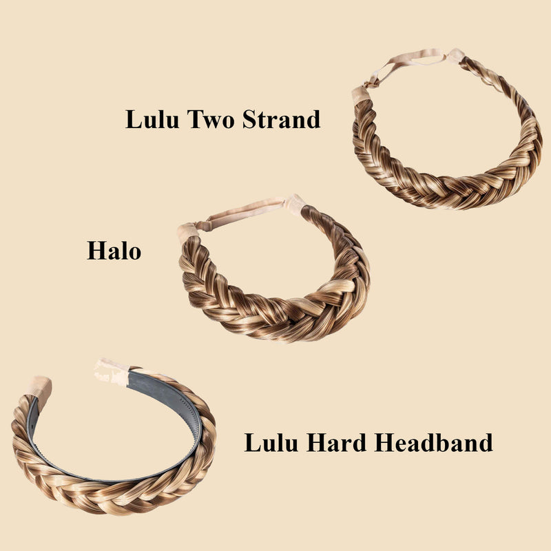 Madison Braid Bundle - Lulu Two Strand, Halo, Lulu Hard Headband - Highlighted