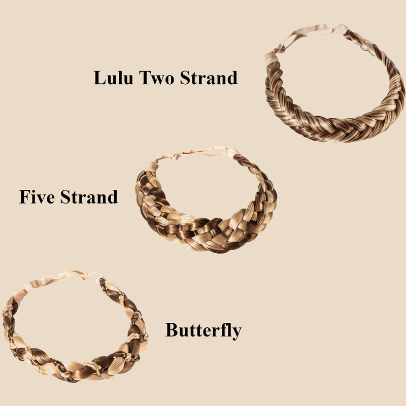 Madison Braid Bundle - Lulu Two Strand, Five Strand, Butterfly - Highlighted