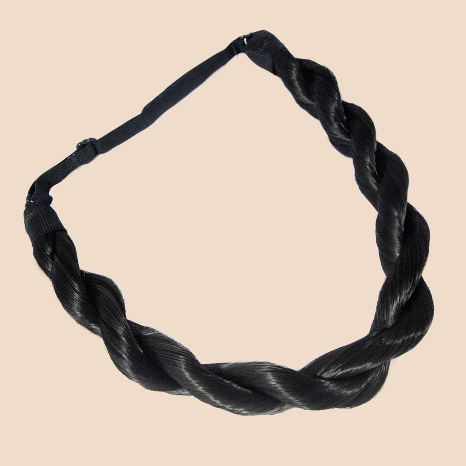 Junie Twist - Braided Headband - Black