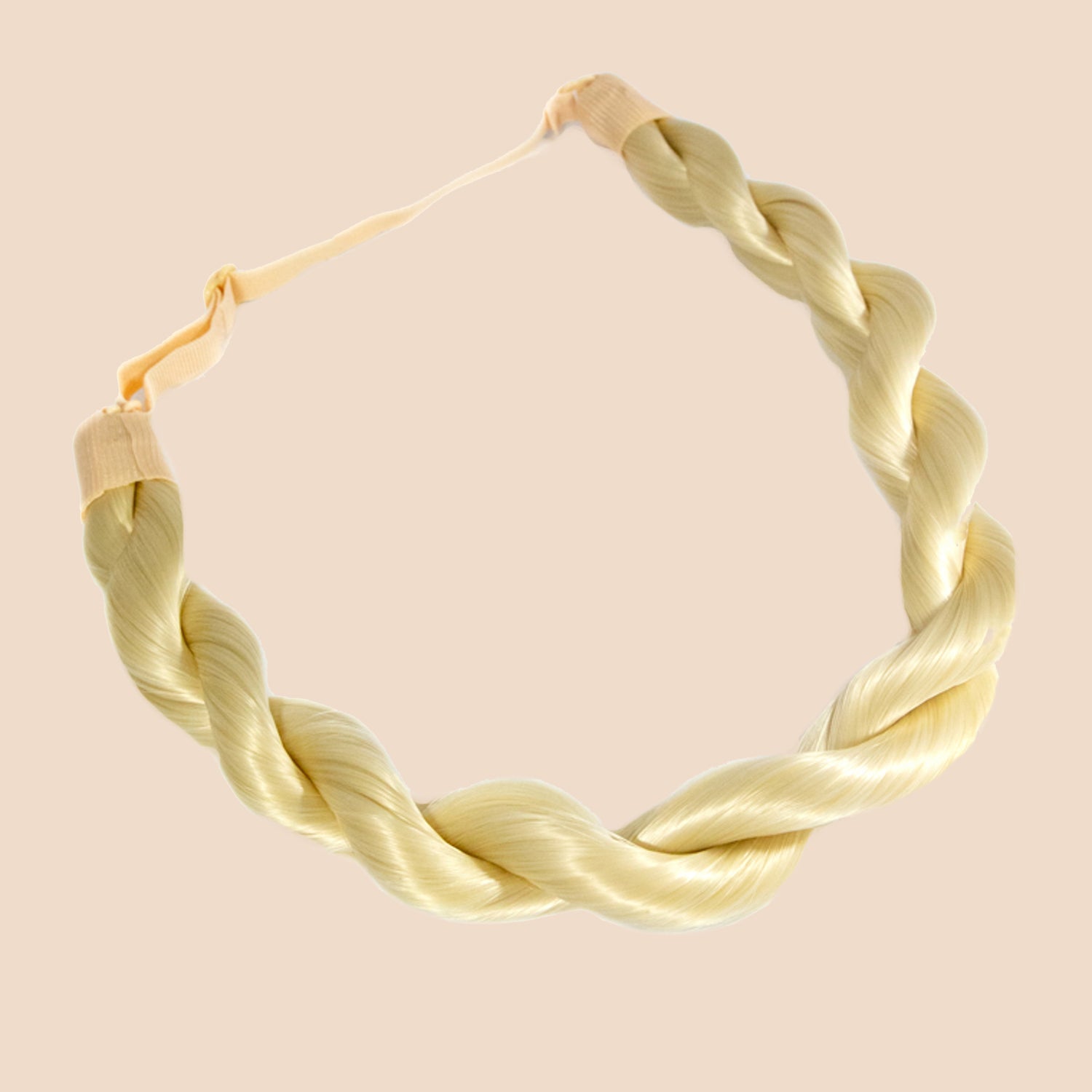 Junie Twist - Braided Headband - Platinum