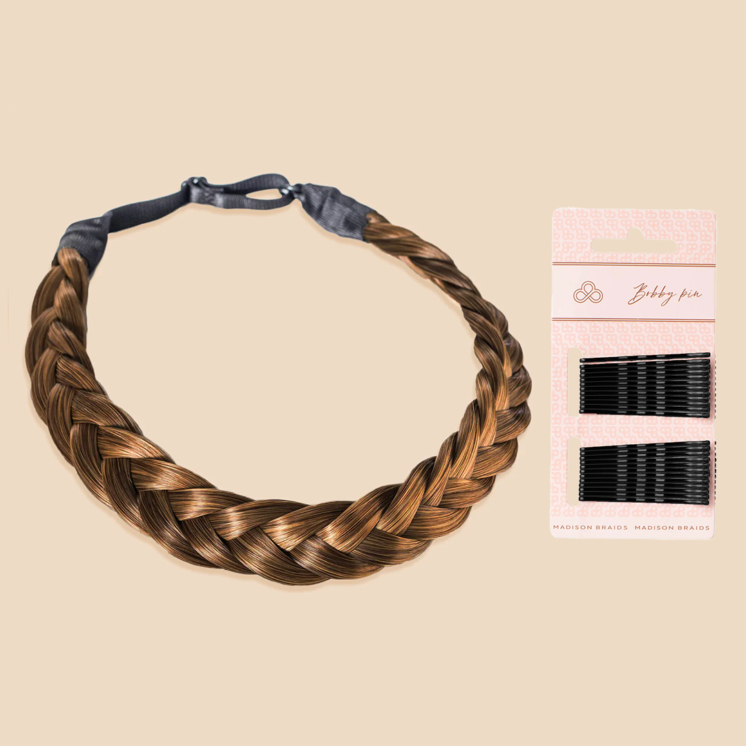 Lulu Two Strand & Free Bobby Pins Bundle - Ashy Light Brown