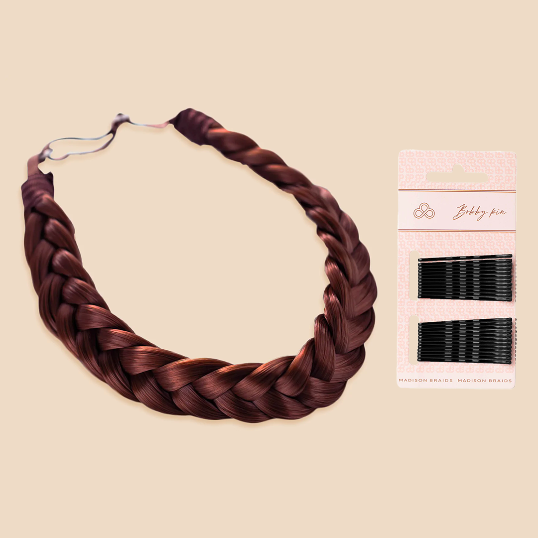 Lulu Two Strand & Free Bobby Pins Bundle - Auburn