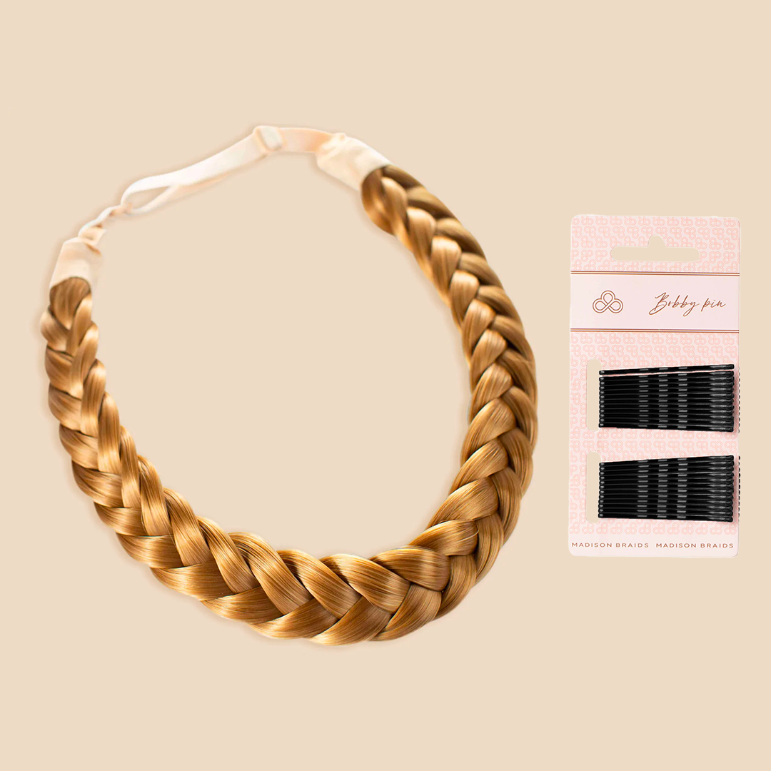 Lulu Two Strand & Free Bobby Pins Bundle - Strawberry Blonde