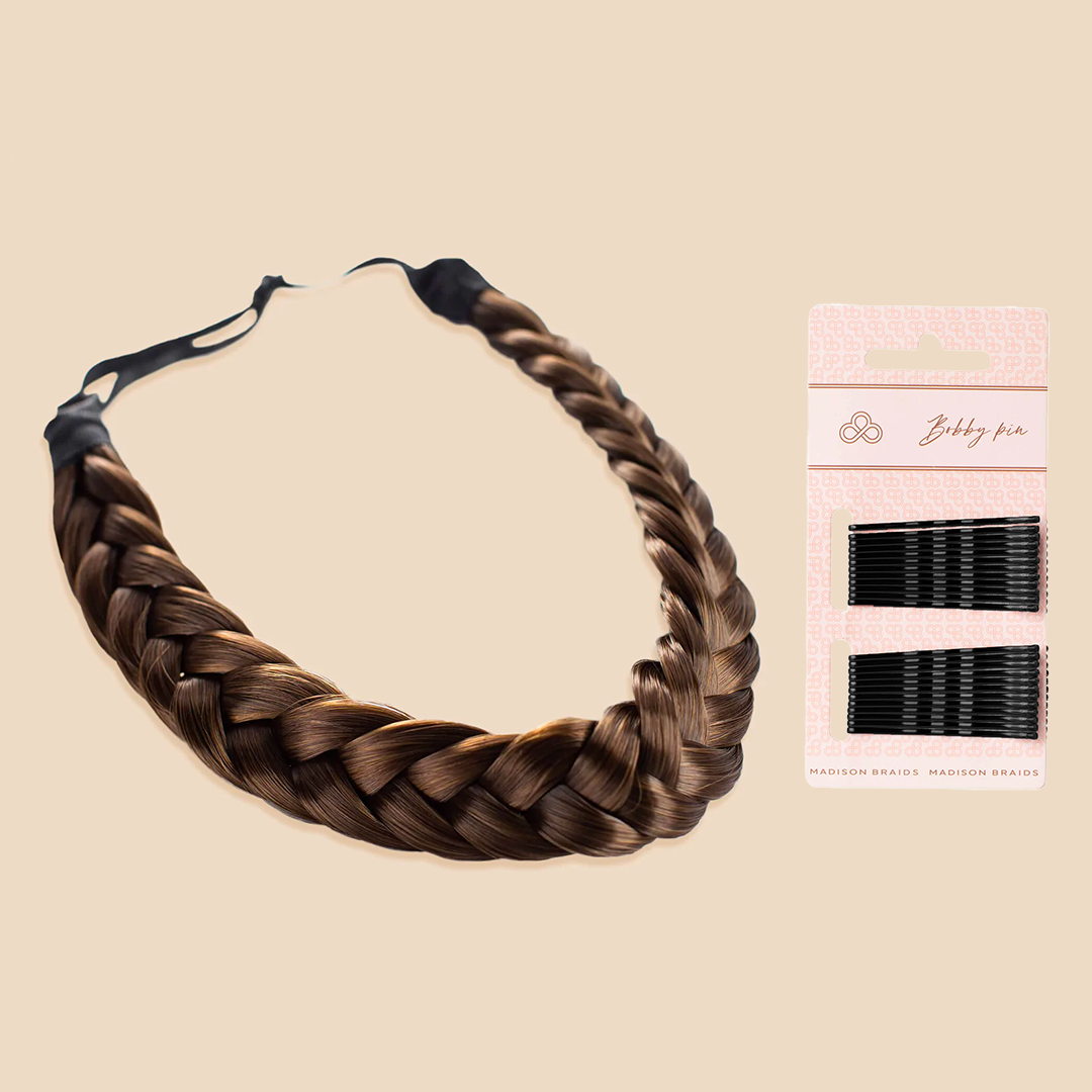 Lulu Two Strand & Free Bobby Pins Bundle - Brunette