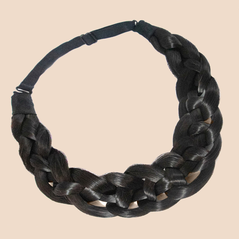 Luka Chain - Braided Headband - Dark Brown