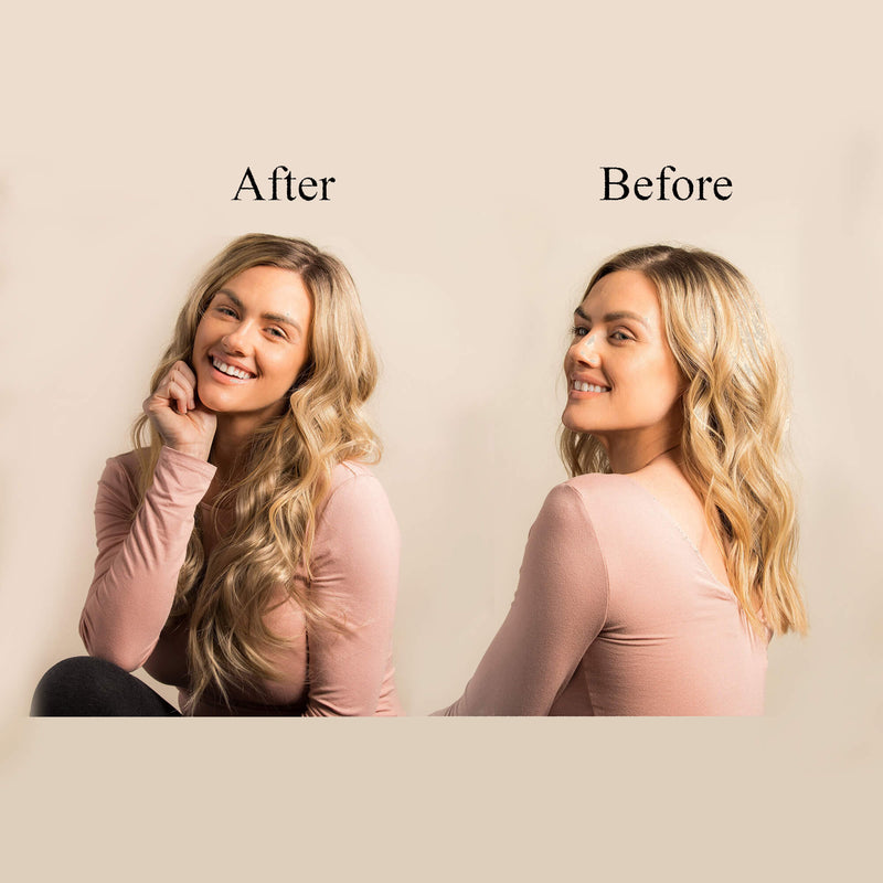 Liz Invisible Long Hair Extension - Ashy Highlighted