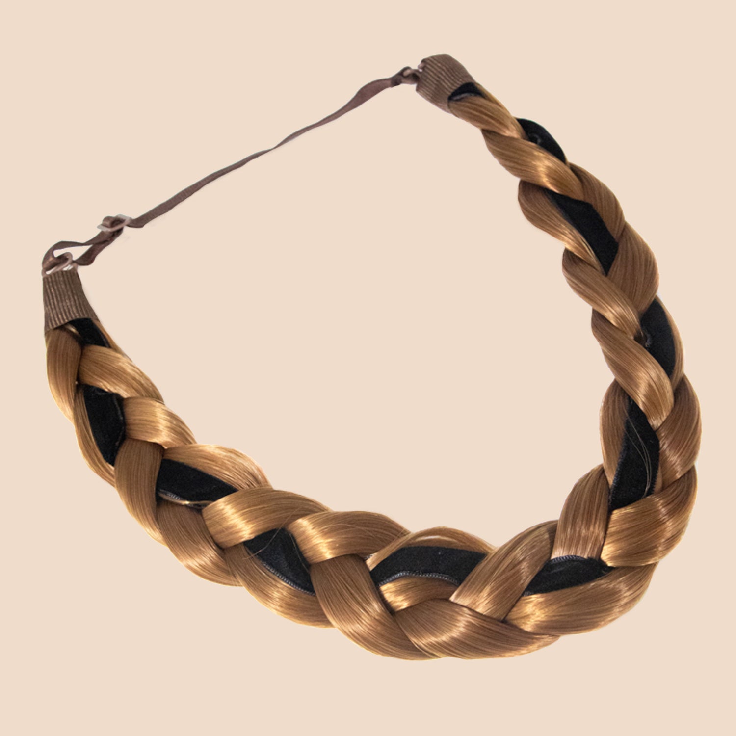 Marice Silk - Braided Headband - Golden Red