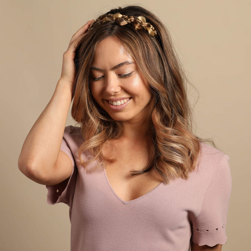 The Butterfly - Braided Headband - Highlighted