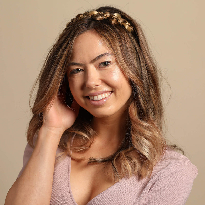 The Butterfly - Braided Headband - Highlighted