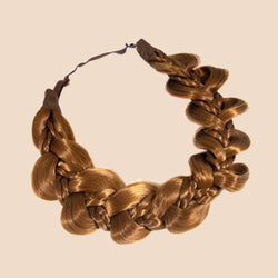 Nori Gourd Braid - Braided Headband - Golden Red