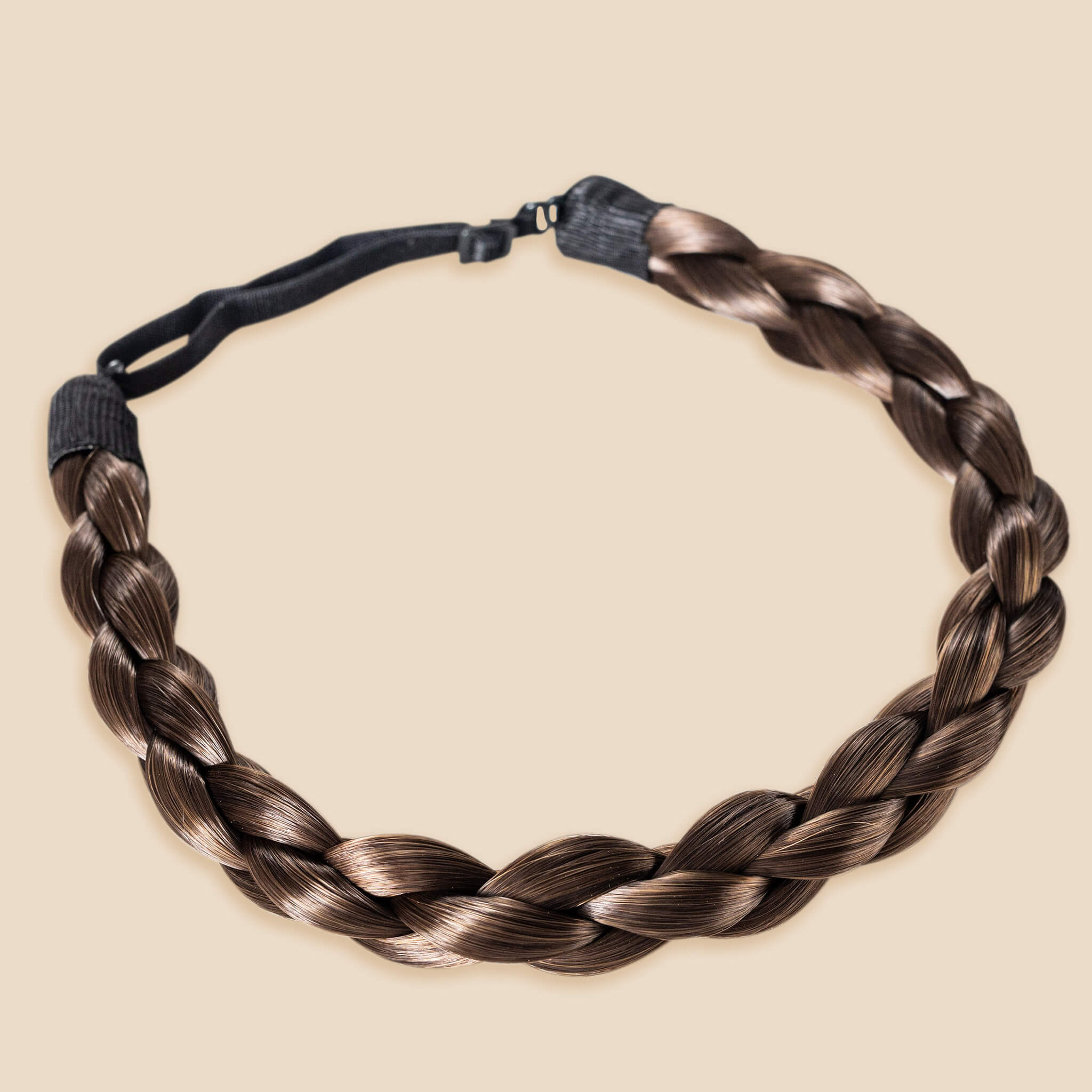 The Olivia - Braided Headband - Brunette