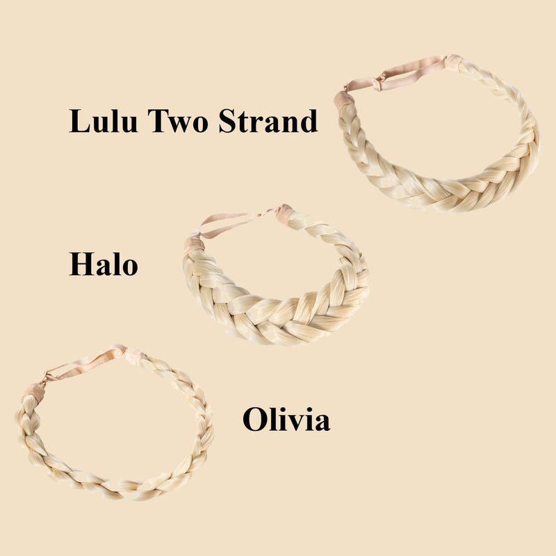 Madison Braid Bundle - Lulu Two Strand, Halo, Olivia - Platinum
