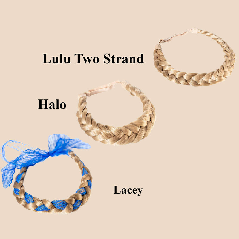 Madison Braid Bundle - Lulu Two Strand, Halo, Lacey - Sunset Blonde