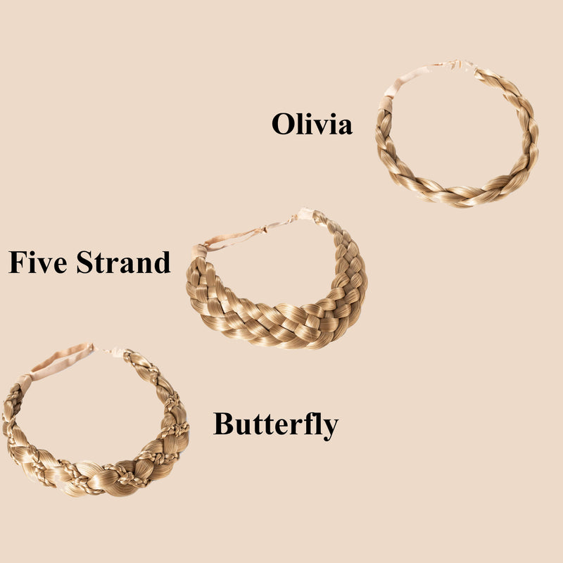 Madison Braid Bundle - Olivia, Five Strand, Butterfly - Sunset Blonde