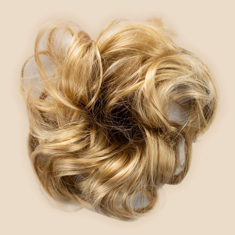 Top Knot Messy Bun Ponytail Holder Hair Extension - Original - Sunset Blonde