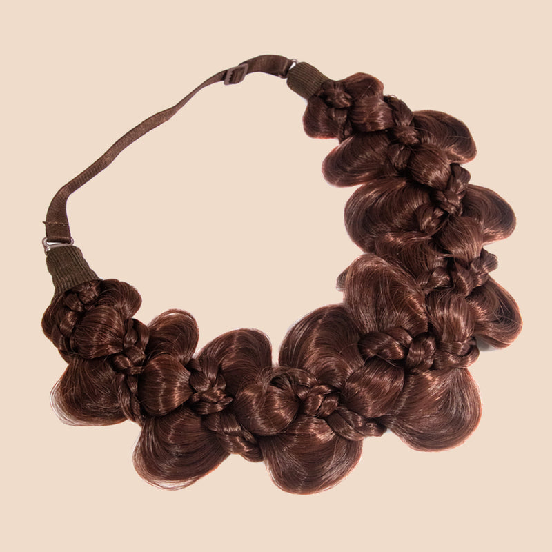 Winged Beauty - Braided Headband - Auburn