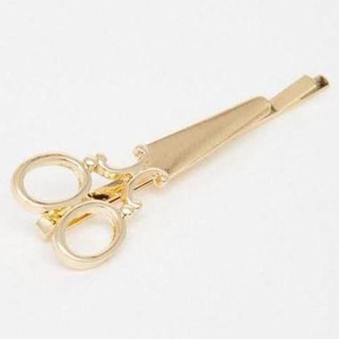 Emerson Scissors Hairclip - Gold