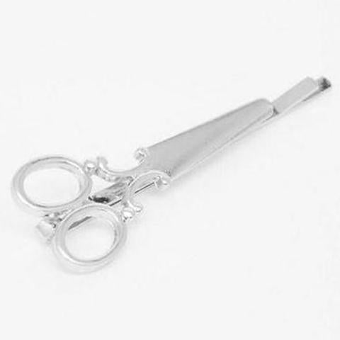 Emerson Scissors Hairclip - Silver