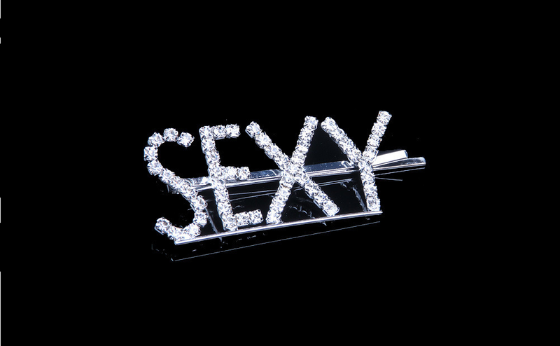 Courtney Collection Letter Hairpins - Sexy